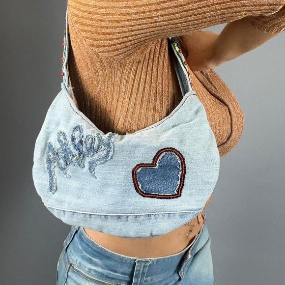 Handbags - ❌SOLD❌ Ashley Y2K Denim Shoulder Bag